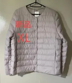 新品 ユニクロ パフテックコンパクトジャケット アウター ライトパープル XL