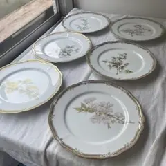 希少　ノリタケ　ガラコンテッサ　26.5cm ディナープレート　6点セット