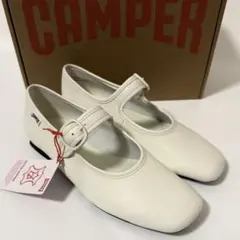 カンペール スリッポン 白 37 - メルカリ