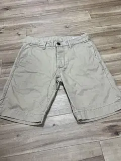 grown&sewn ベージュ ショートパンツ
