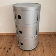 カルテル Componibiliコンポニビリ 3段　シルバー