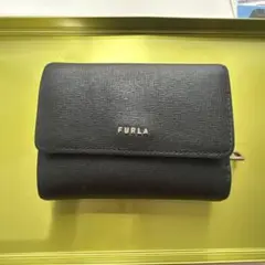 FURLA 三つ折り財布 ブラック