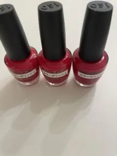 OPI赤ポリッシュ3本セット　N25