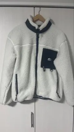 CAMP7 フリースジャケット ホワイト