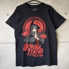 p73 ナルト疾風伝 うちはイタチ Tシャツ ブラック Mサイズ