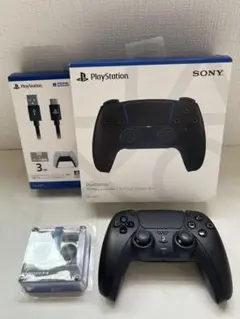 PS5 DualSense コントローラー ブラック　セット