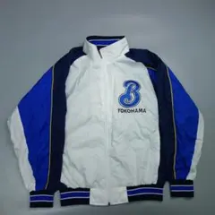 7660美品 横浜ベイスターズ ナイロンジャケット ブルゾン F 野球