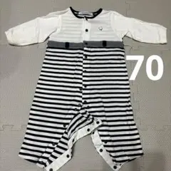 familiar カバーオールロンパース70