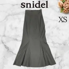 SNIDEL ハイウエストタイトヘムフレアスカート マーメイドスカート グレー