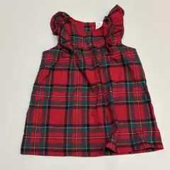 H&M ベビーワンピース チェック 68
