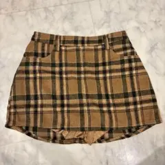 GYDA チェック柄 ミニスカート キュロットのサムネイル