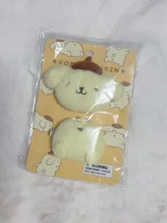 ポムポムプリン　おしりぷりぷりプリンシリーズ　ヘアクリップセット