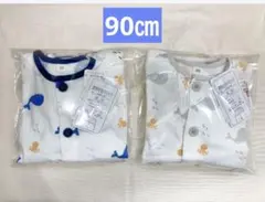 【新品未使用】ベビーパジャマ 90㎝ 2セット 半袖 半ズボン 夏用 海の生き物