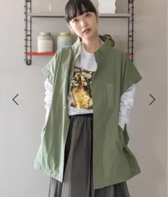 LOWRYS FARM ローリーズファーム 袖取り外し可能ベストブルゾン