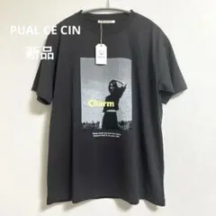 新品タグ付き【PUAL CE CIN】黒 フォトプリント Tシャツのサムネイル