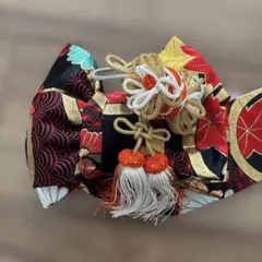 七五三 結び帯 作り帯 金彩 和柄