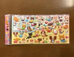 【未開封品】シール　いぬ　犬　ねこ　猫　マシュマロ　ぷくぷく　ぷっくり
