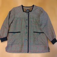 アウター ノーカラージャケット