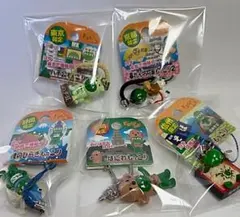 まりもっこり ご当地ストラップ 5種セット 東京・静岡・京都・宮崎・信州
