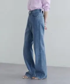 新品タグ付き⭐︎長さ変えれるセルフカットデニムパンツのサムネイル