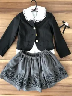 アリス柄フォーマルスーツ 卒園式 女の子