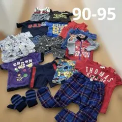 値下げ！トーマス Tシャツとチェックパンツセット　90−95cm