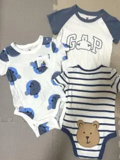 GAP ロンパース　3枚セット　くま　ベア