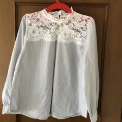 お値下げ⭕️レース　ブラウス
