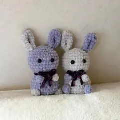 うさぎ あみぐるみ