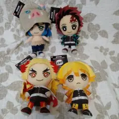 鬼滅の刃　chibiぬいぐるみ　４種類