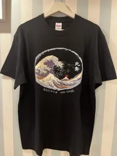 United Athle 北斎 Tシャツ ブラック L 展示品