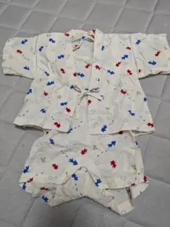 【mikihouse　ミキハウス】ベビー甚平　セパレート　ロンパース　金魚　70