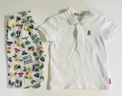 ミキハウス ポロシャツ ハーフパンツ