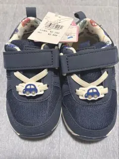 新品未使用　ネイビー スニーカー 14センチ