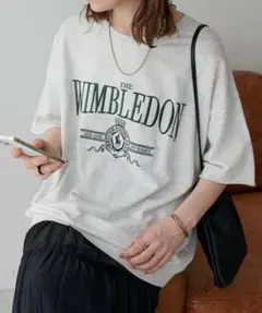 DISCOAT ディスコート 刺繍ロゴハーフスリーブミニ裏毛スウェットのサムネイル