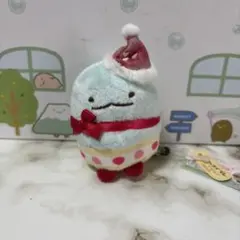すみっコぐらし　てのりぬいぐるみ　とかげ　ストロベリークリスマス