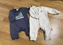 【2点セット】コンバース ロンパース 60-70 80 CONVERSE 即発送