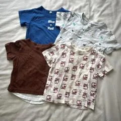 Tシャツ4点セット　80cm