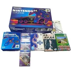 任天堂64 本体 コントローラーパック4個 ソフト4本 箱付き すぐ遊べるセット
