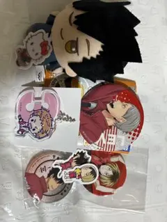 ハイキュー 黒尾鉄朗 缶バッジ 音駒 4点 セット まとめ バラ売り可