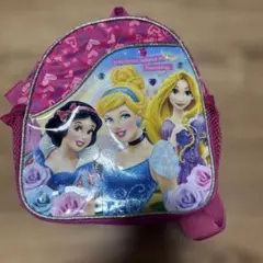 ディズニープリンセス　リュック　ピンク