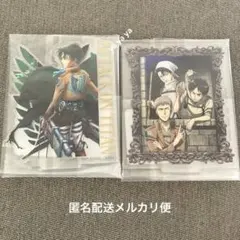 【匿名配送】進撃の巨人　リヴァイ　一番くじ　ミニアクリルスタンド　2種　未開封