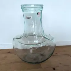 イタリア製【ハンドメイド】フラワーベース　 オブジェ 花器 ビンテージガラス