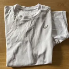 アシックス　白Tシャツ