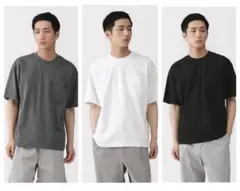【新品未使用品】　無印良品　涼感UVカット　ワイド半袖Tシャツ　Mサイズ　3枚