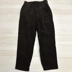 GU ジーユー　コーデュロイシェフパンツ　ダークブラウン　サイズM