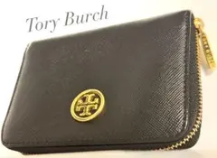 Tory Burch トリーバーチ コインケース 小銭入れ ブラック レザー