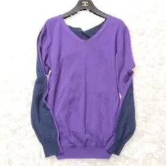 キヨコタカセ K.T 上質カシミヤ100％ ニット 11 パープル