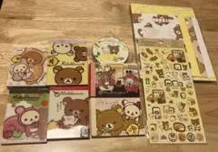 リラックマ メモ帳　レターセット　シール　9点セット