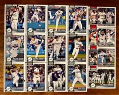 大谷 佐々木 ドジャース ベースコンプ16枚 Topps 2026 シリーズ１